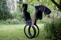 Child's garden swing Royalty Free Stock Photo