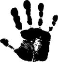 Child's handprint 2 Royalty Free Stock Photo