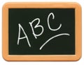 Child's Mini Chalkboard - A B C