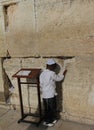 Child's prayer at the Wailing wall