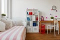 Child's room in pastel colors Royalty Free Stock Photo