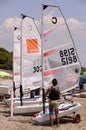 Child school sailing in sardinia Royalty Free Stock Photo