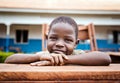 Child in school in Uganda Royalty Free Stock Photo