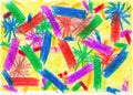 Child scribble Royalty Free Stock Photo