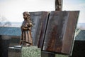 Child sculpture at Eagle Rock Reservation 911 memorial