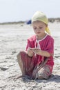 Child at the sea side Royalty Free Stock Photo