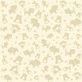 Child seamless pattern with animals