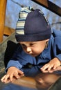 Child on slipway