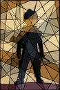 Child soldier mosaic