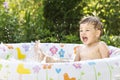 The child in the summer Royalty Free Stock Photo