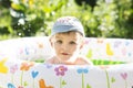 The child in the summer Royalty Free Stock Photo