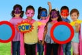 Child Superheroes Royalty Free Stock Photo