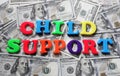 Child support payment Royalty Free Stock Photo