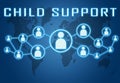 Child Support Royalty Free Stock Photo