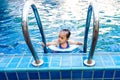 Child swimming