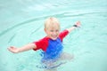 Child in swimming pool Royalty Free Stock Photo