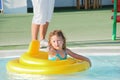 Child in swimming pool Royalty Free Stock Photo