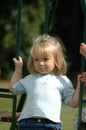 Child on swing