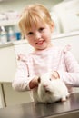 Child Taking Guinea Pig To Veterinary Surgery