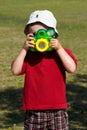 Child taking photos Royalty Free Stock Photo