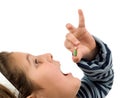 Child Taking Pill