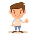 Child thumbs up, Royalty Free Stock Photo