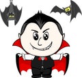 Child with vampire costume