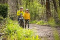 Child walking dog. Kid playing with cute puppy. Little boy running with his pet. Children play in suburban neighborhood Royalty Free Stock Photo