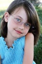 Child Wearing Glasses Royalty Free Stock Photo
