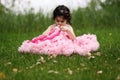 Child wearing pettiskirt Royalty Free Stock Photo