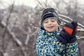 Child in winter Royalty Free Stock Photo