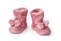 Child winter shoes Royalty Free Stock Photo