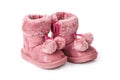 Child winter shoes Royalty Free Stock Photo