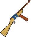 Child Wooden Gun Royalty Free Stock Photo