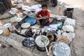 Child Worker, omelette seller, India