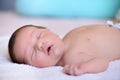 After childbirth newborn baby Royalty Free Stock Photo
