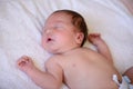 After childbirth newborn baby Royalty Free Stock Photo