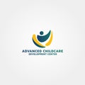 Childcare Development logo design template idea