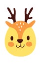 Childish Deer Face