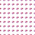 Childish pattern with flowers seamless pattern. Creative abstract heart shape wallpaper Royalty Free Stock Photo