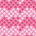 Cute seamless pattern shape heart love. Pattern suitable for posters, postcards, fabric or wrapping paper