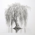 Childproofing: Minimalistic Pencil Sketch Of A Weeping Willow