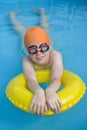 Childre in paddling pool Royalty Free Stock Photo