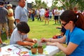 Children activity at Earth Fest Royalty Free Stock Photo