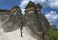 Fairy chimneys at Pasabagi in Turkey.