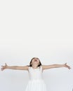 Children Arms Open Happy Portrait Concept Royalty Free Stock Photo