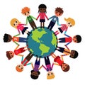 Children around the world Royalty Free Stock Photo