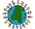 Children Around the World Royalty Free Stock Photo
