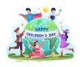 Children around the world wear costumes like superheroes, astronauts, pirates, witches, and fairy tale princesses Royalty Free Stock Photo