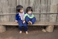 Children of Asia, ethnic group Meo, Hmong Royalty Free Stock Photo